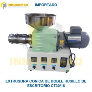 EXTRUSORA CONICA DE DOBLE HUSILLO CT30/16
