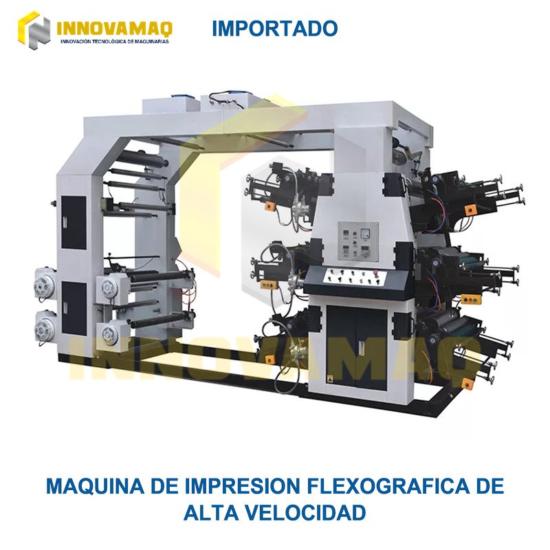 MAQUINA DE IMPRESION FLEXOGRAFICA DE ALTA VELOCIDAD